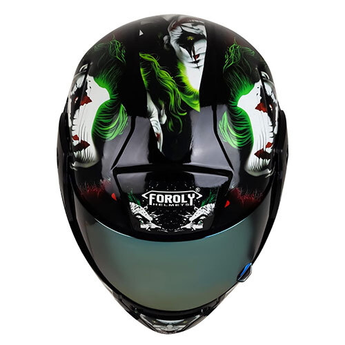 Rado Clown Full Face Rainbow Visor Safety Helmet