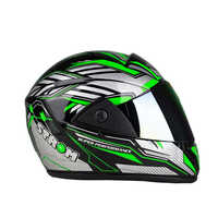 Rado D2 Full Face Rainbow Visor Helmet - Color: Multicolor