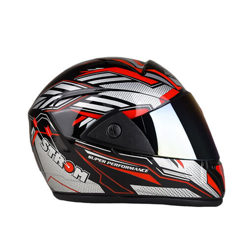 Rado D2 Full Face Rainbow Visor Safety Helmet