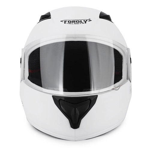 Rado D2 Full Face Rainbow Visor White Safety Helmet