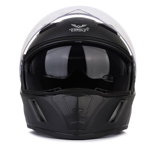Thunder Flip Sunvisor Vents Flip Up Safety Helmet - Color: Black