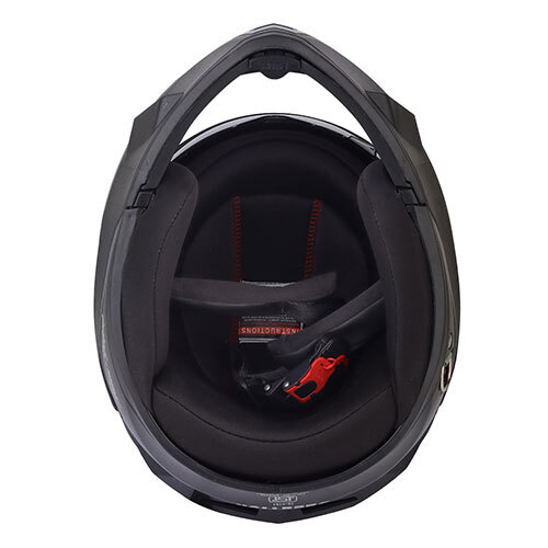 Thunder Flip Sunvisor Vents Flip Up Safety Helmet - Color: Black