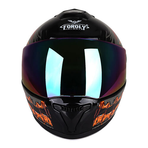 Speed Venomous Full Face Rainbow Visor Safety Helmet