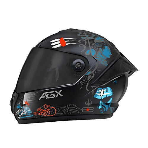 Speed Mahadev Full Face Smoke Visor Safety Helmet unbreakable helmet