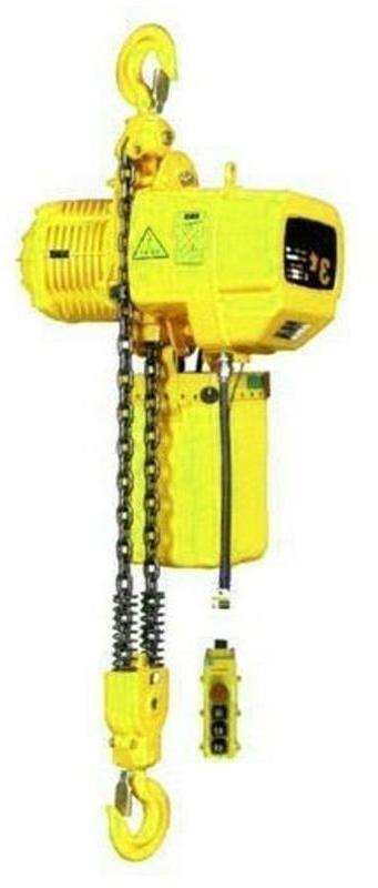 3 Ton Electric Chain Hoist - Color: Yellow