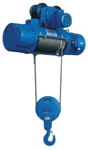 Monorail Wire Rope Hoist - Color: Blue
