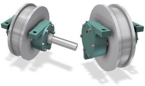 Crane Wheel Assembly - Blade Material: Mild Steel