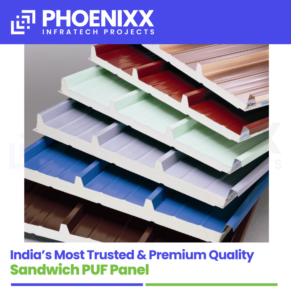 Roofing Puf Panel - Pattern: Plain