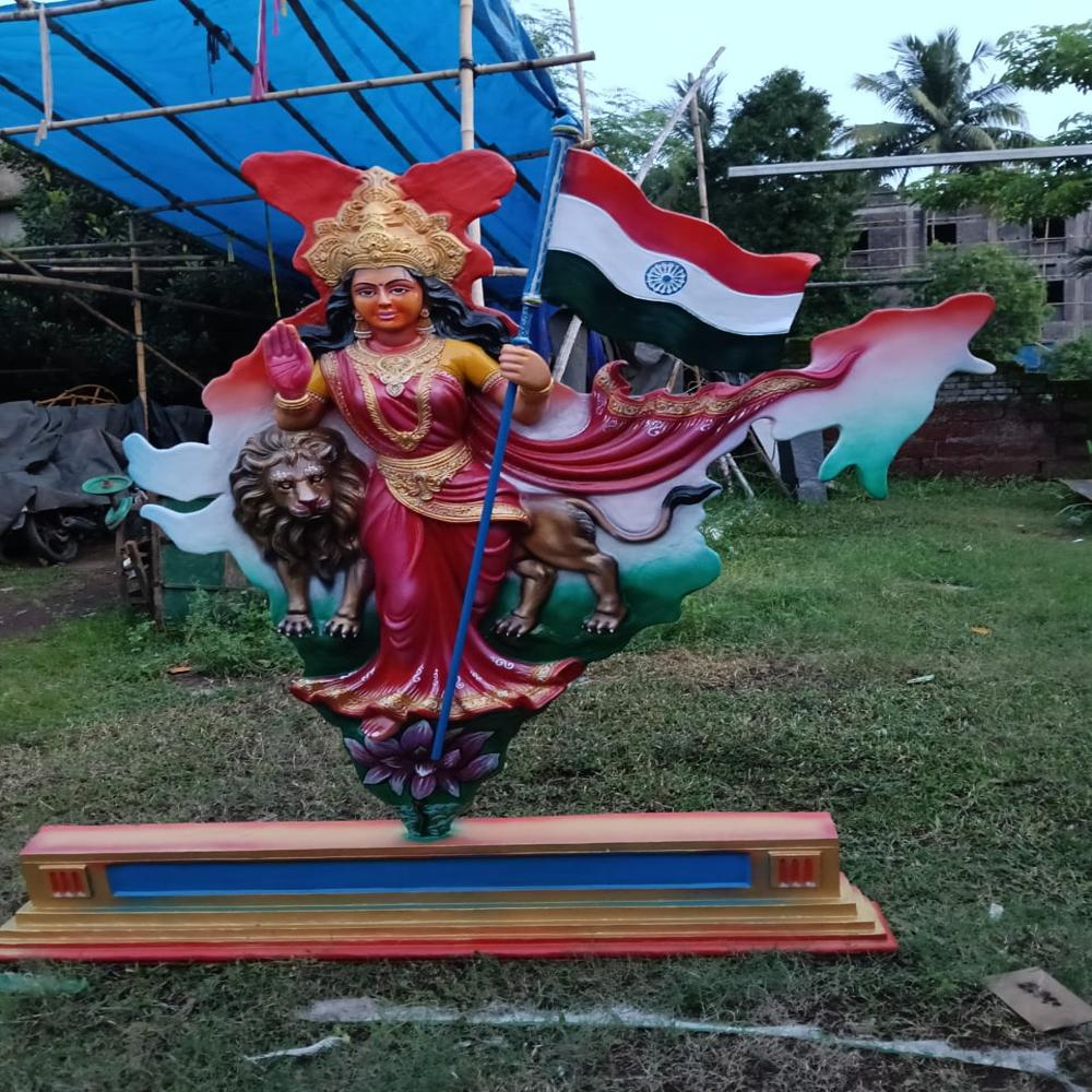 Bharat Mata - Color: Red