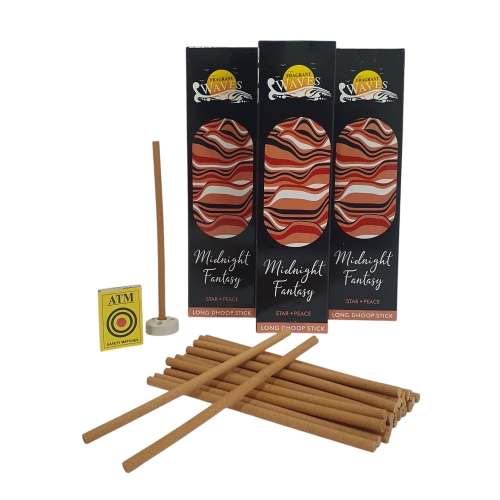 Midnight Fantasy Lavender Dhoop Sticks - Color: Brown