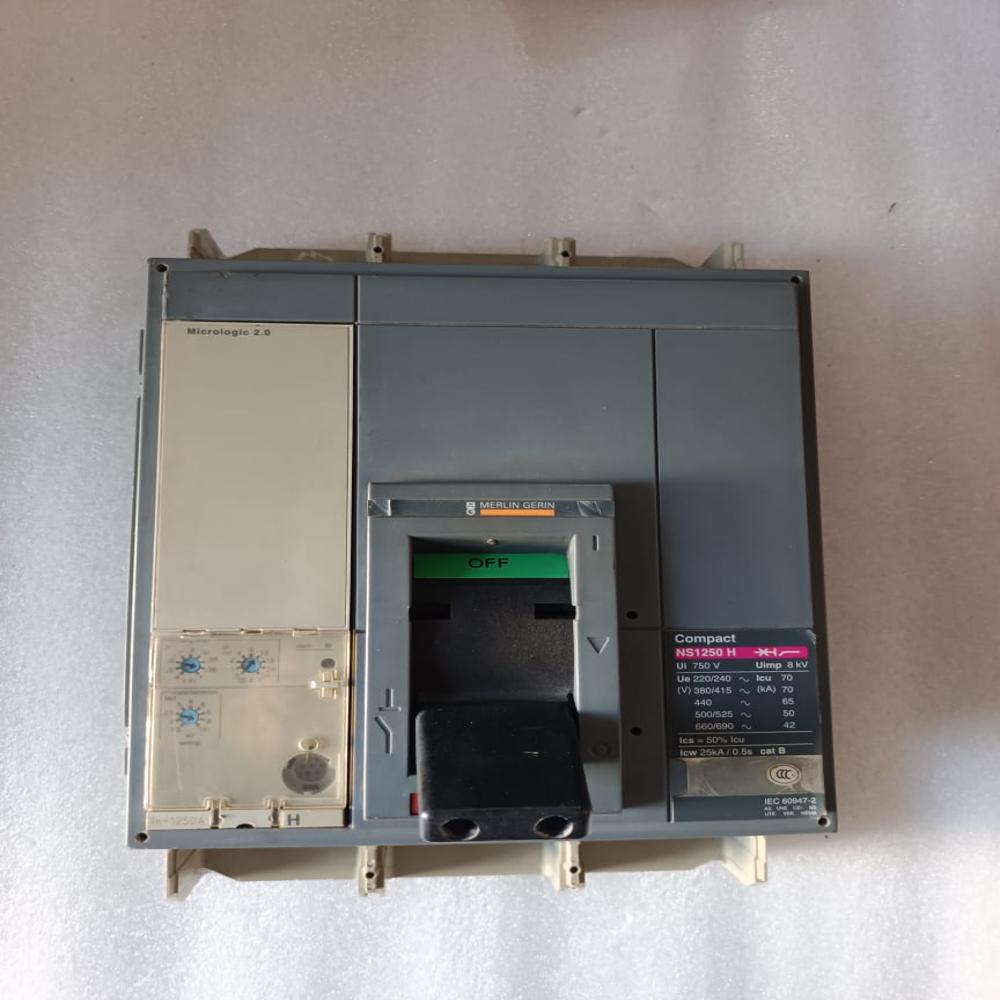 Used Merlin Gerine Ns1200H Mccb Molded Case Circuit Breaker 1200A 3Pole - Frequency: 50/60 Hertz (Hz)