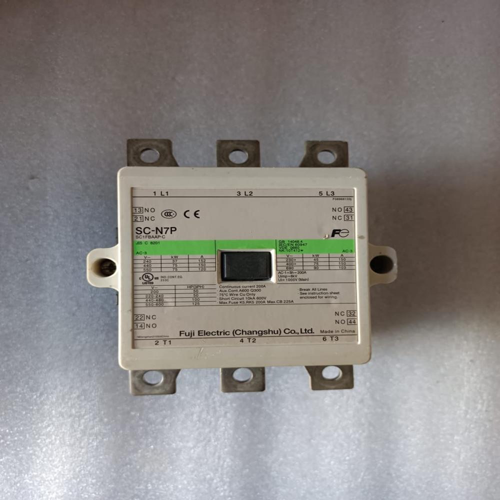 Used Fuji Sc-N7P Contactor Power Contactor Sc-N7P Sc1Fbaap-C 200A 220V Ac - Frequency: 50/60 Hertz (Hz)