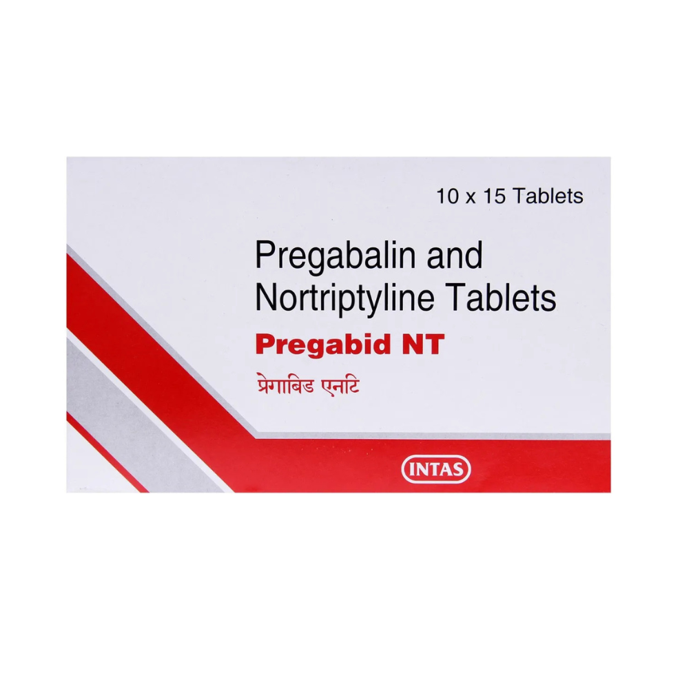 Pregabid NT Pregabalin And Nortriptyline Tablets