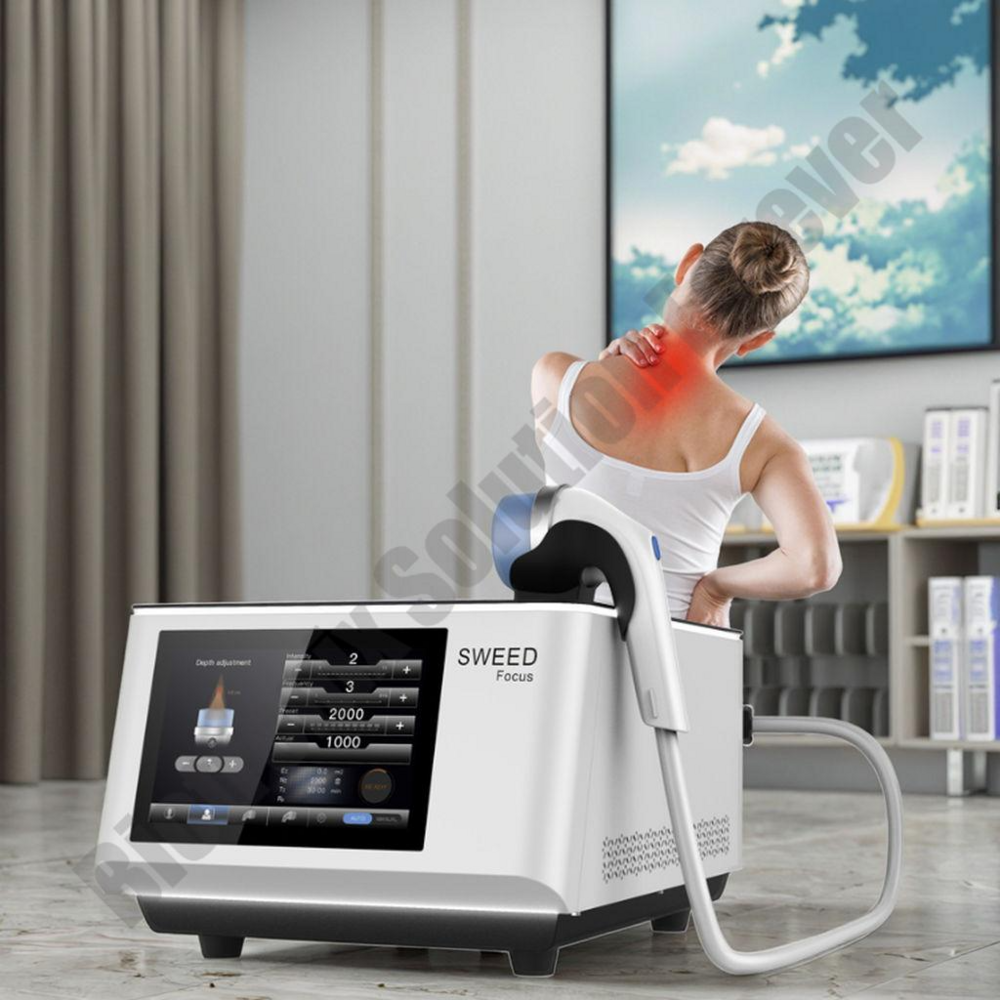 Digital Focused Shockwave Therapy Device with Adjustable Energy Levels