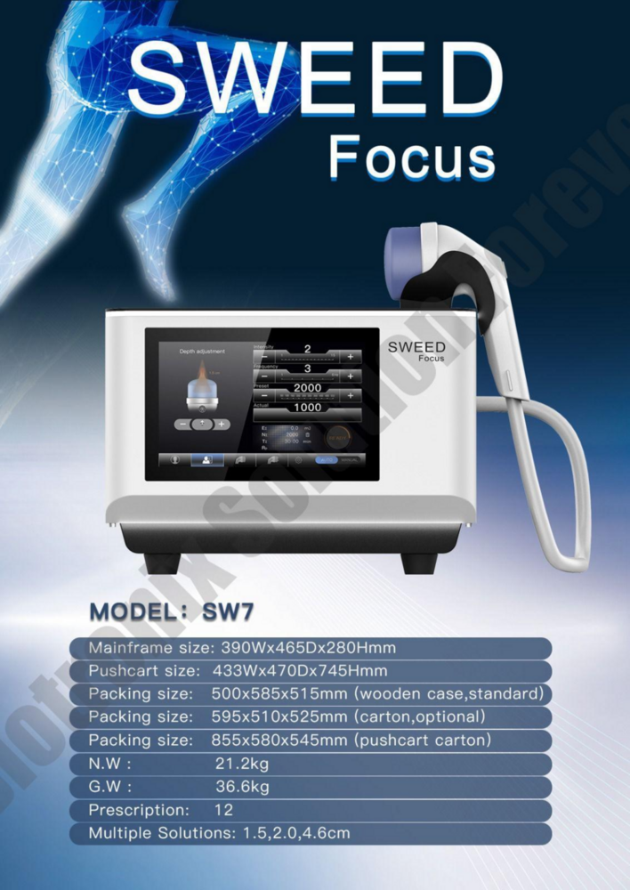 Digital Focused Shockwave Therapy Device with Adjustable Energy Levels