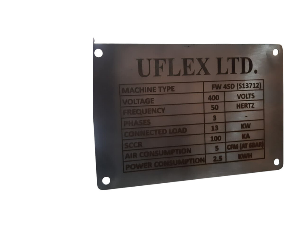 Ss Name Plate