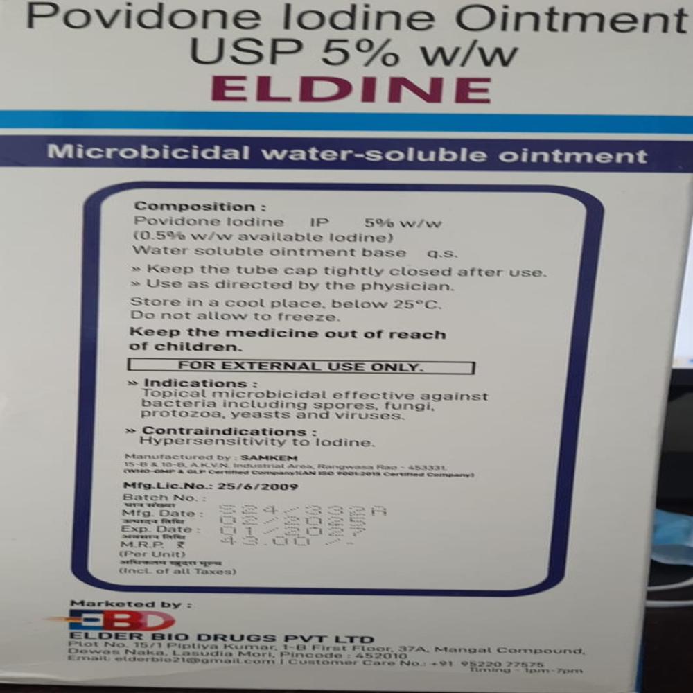 OINTMENT POVIDONE IODINE USP 5%