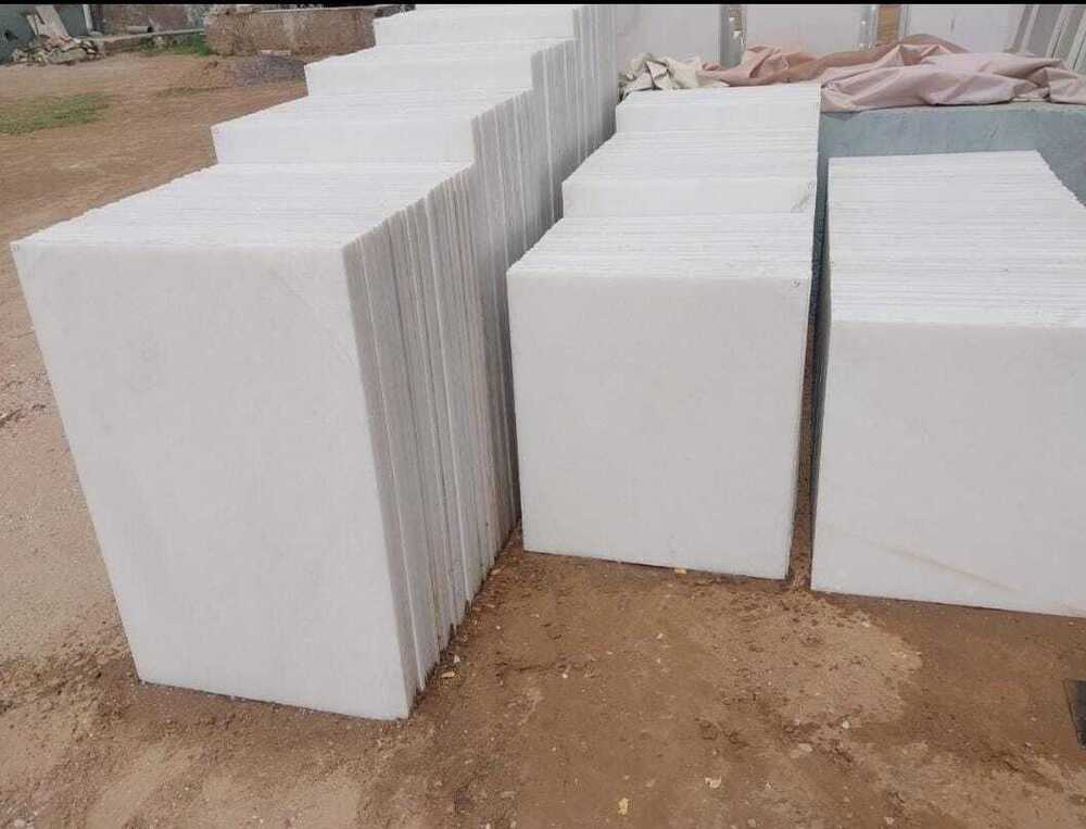 Makrana White Marble Tiles - Application: Commercial