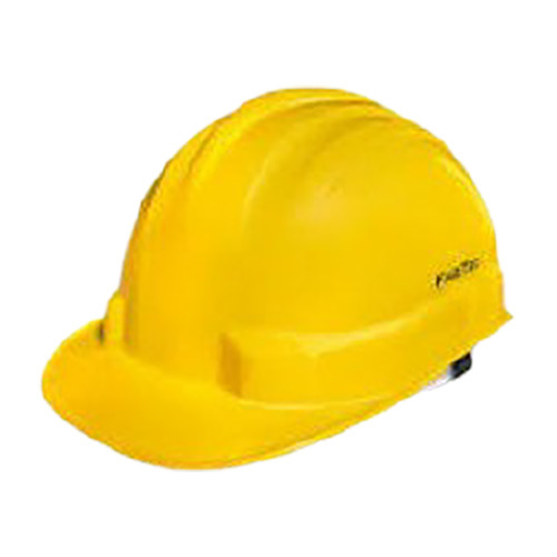 Yellow Safety Helmet - Material: Plastic