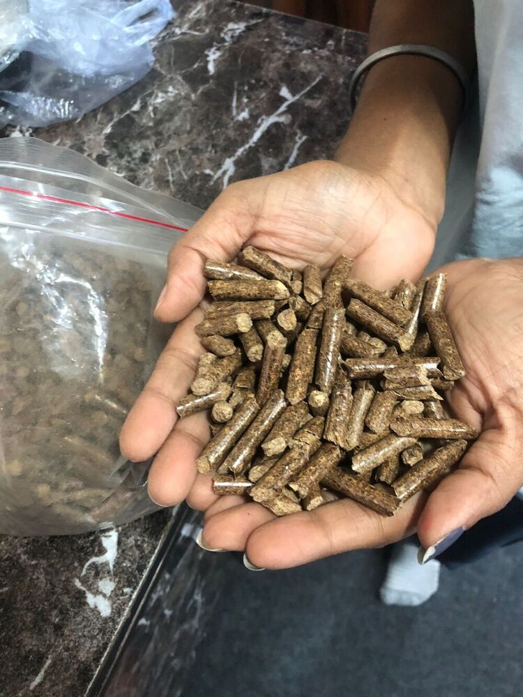 8mm Groundnut Shell Biomass Pellet