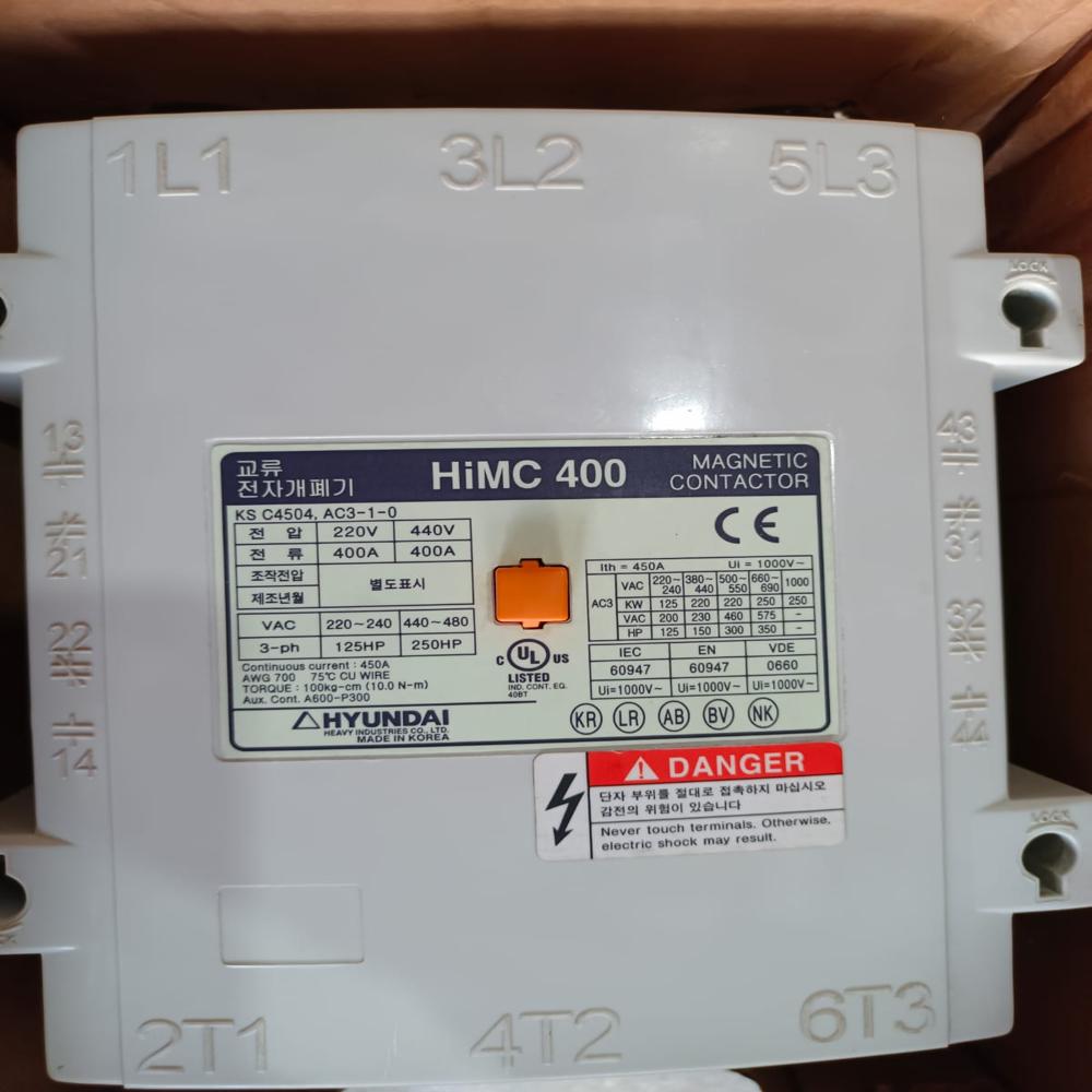 New Hyundai 400amp Contactor Hyundai Himc 400 Power Contactor Voltage 24v Dc