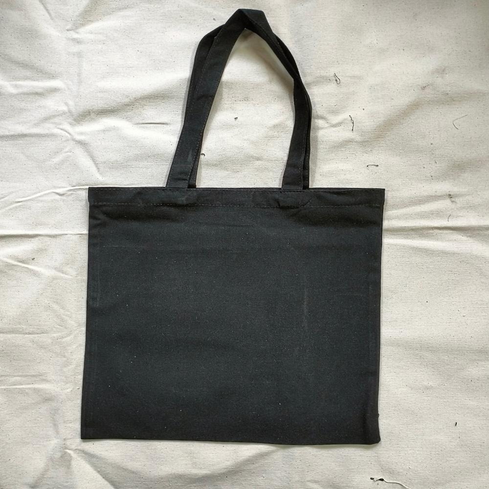 BLACK COTTON BAG