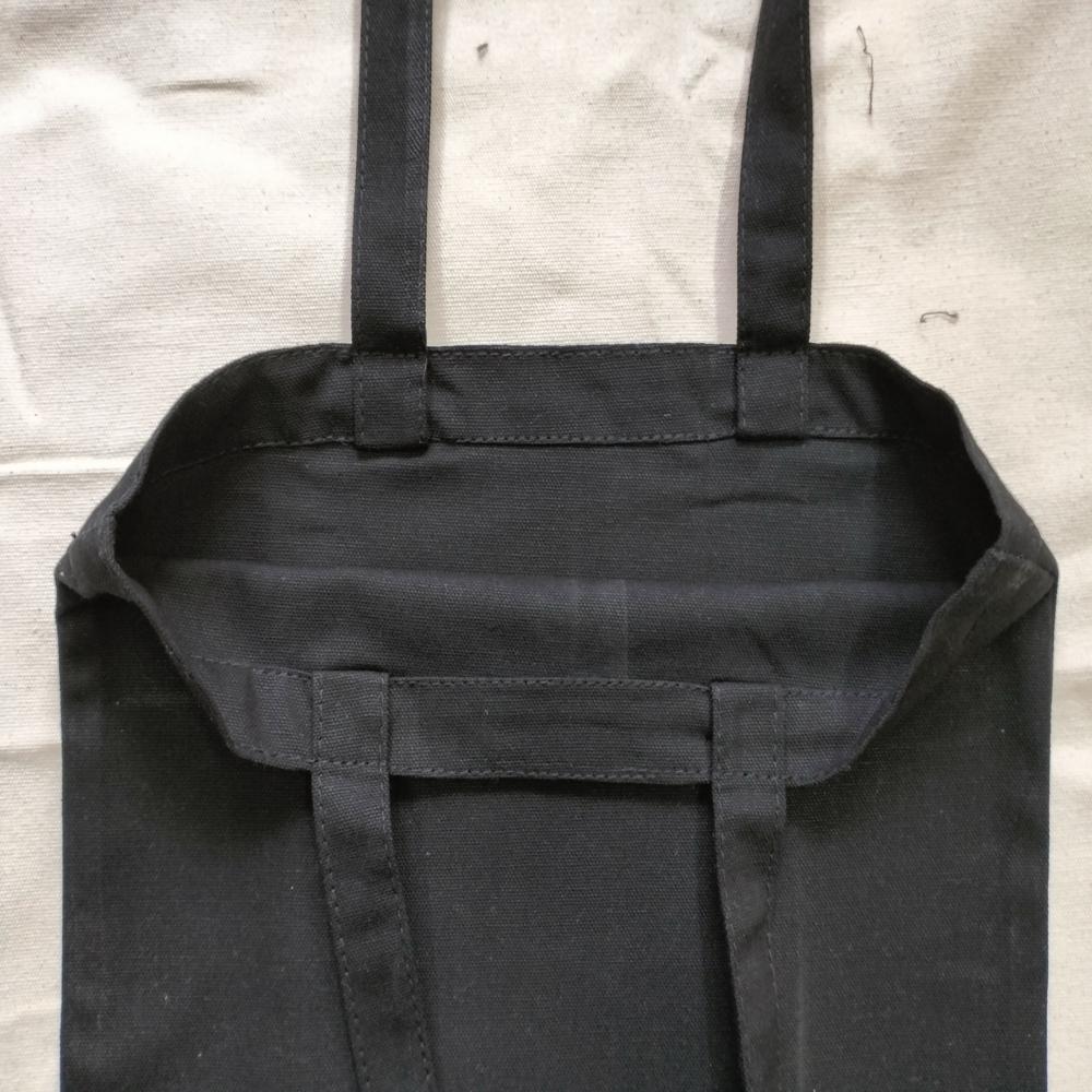 BLACK COTTON BAG