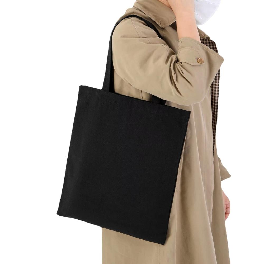 BLACK COTTON BAG