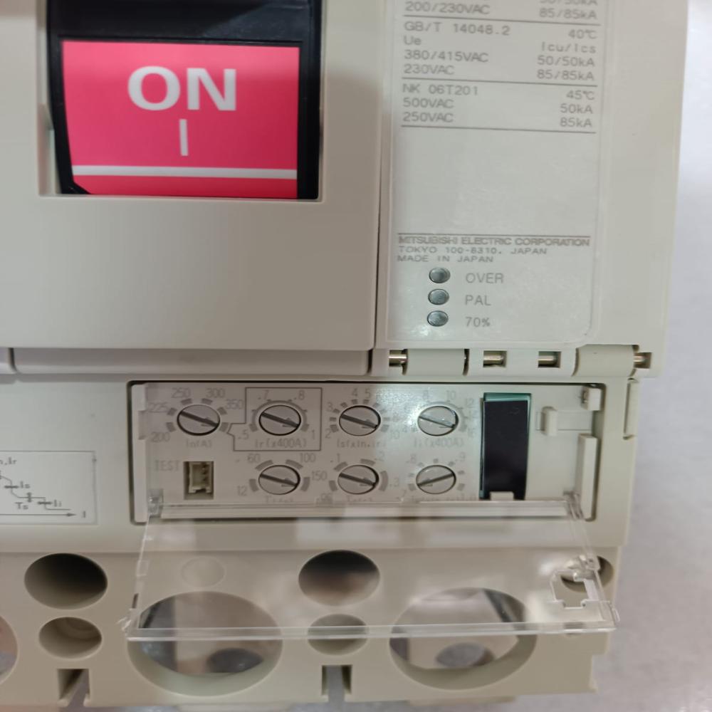 New Mitsubishi Nf400-Sew 400amp Mccb Circuit Breaker Mitsubishi Nf 400 Sew Mccb 3pole