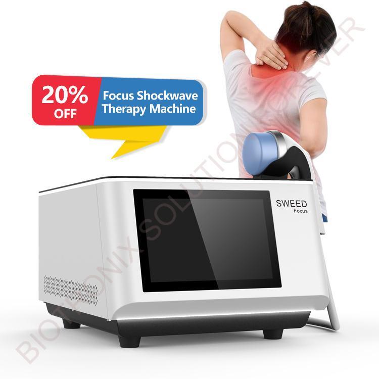 Focused Shockwave Therapy Device for Plantar Fasciitis and Tendonitis Relief