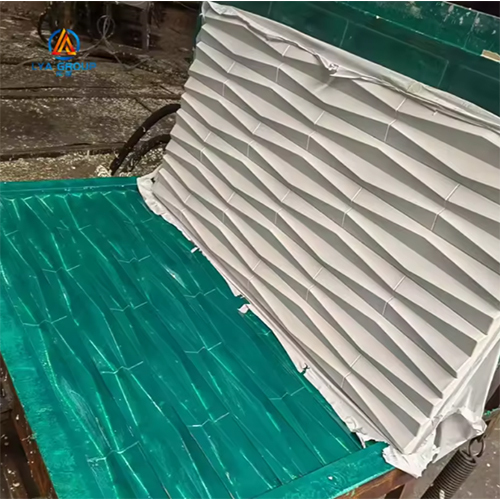 Pu Artificial Facing Stone Panel Prefab Building Pu Stone Wall Panel Mould - Color: White