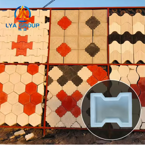 Beautiful Types Precast Concrete Plastic Paver Block Mold - Color: White