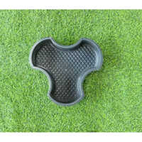 Interlocking Pavement Tile Plastic Rubber Paver Concrete Brick Mold Myanmar - Color: White And Black