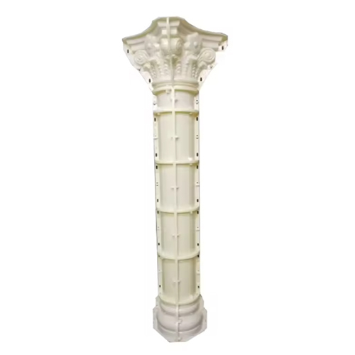 Construction Crown Molding Pillars Concrete Column Roman Pillar Molds - Color: White
