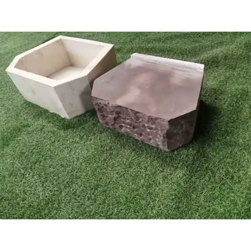Retaining Concrete Wall Block Mold - Color: Grey