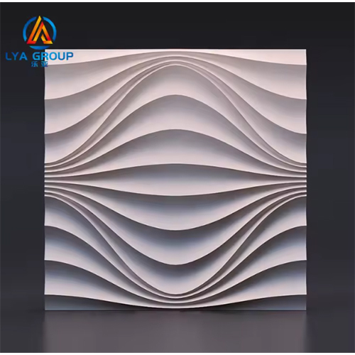 3D Concrete Cement Silicone Wall Panels Mold For Concrete Walls - Color: White