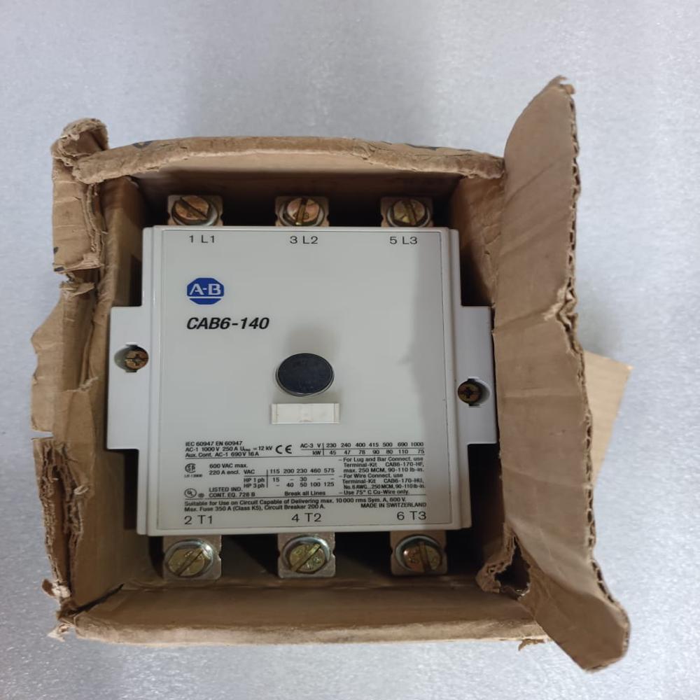 New Allen Bradley Cab6-140 Contactor Allen Bradly Power Contactor Cab6-140 Coil 230V - Frequency: 50/60 Hertz (Hz)