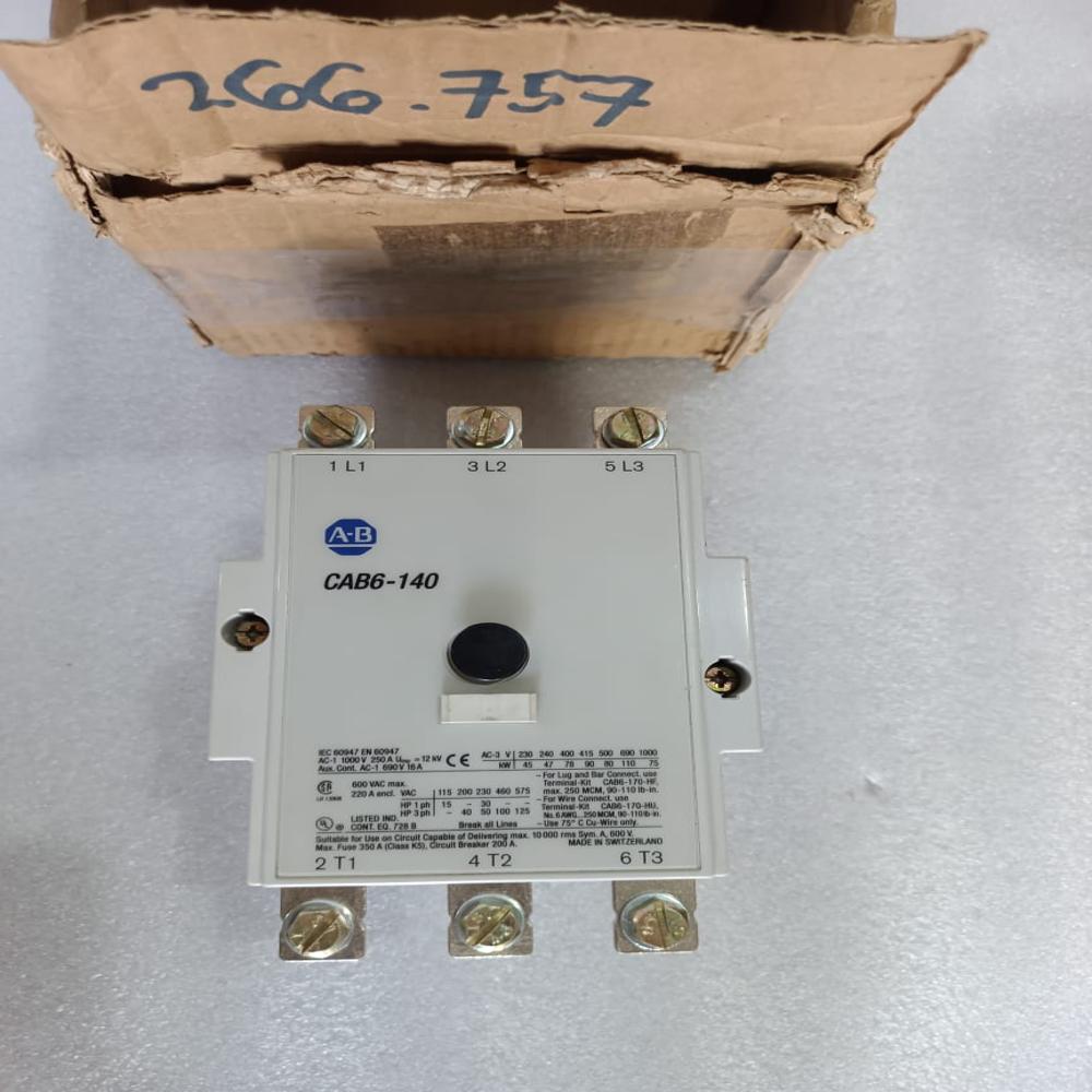 New Allen Bradley Cab6-140 Contactor Allen Bradly Power Contactor Cab6-140 Coil 230v