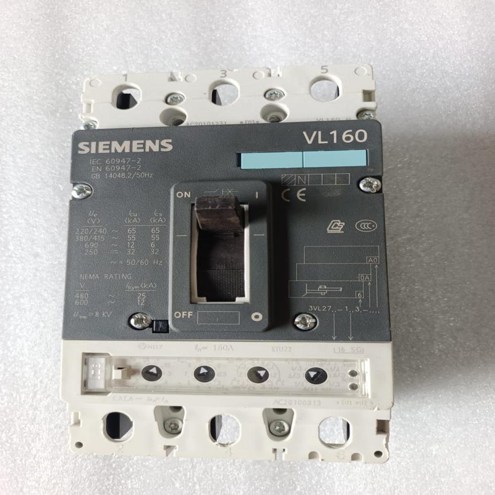 Used Siemens Mccb Vl160 160a 3p Molded Case Circuit Breaker 160a - Frequency: 50/60 Hertz (Hz)