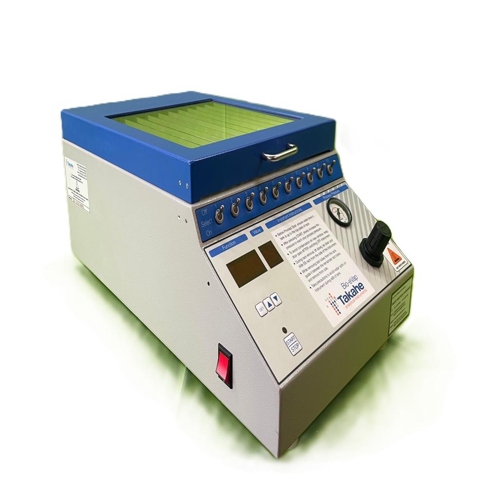 Bio-evap 100 Position Nitrogen Evaporator - Color: White Blue