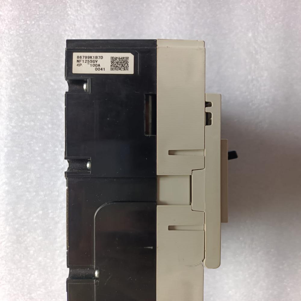 Used 100a 4pole Mccb Mitsubishi Circuit Breker Nf125-Sgv 100a 4p Mccb