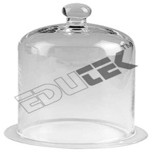 Bell Jar - Glass Material, 12 Inches Height | Elegant Display With Air-tight Seal And Vintage Design
