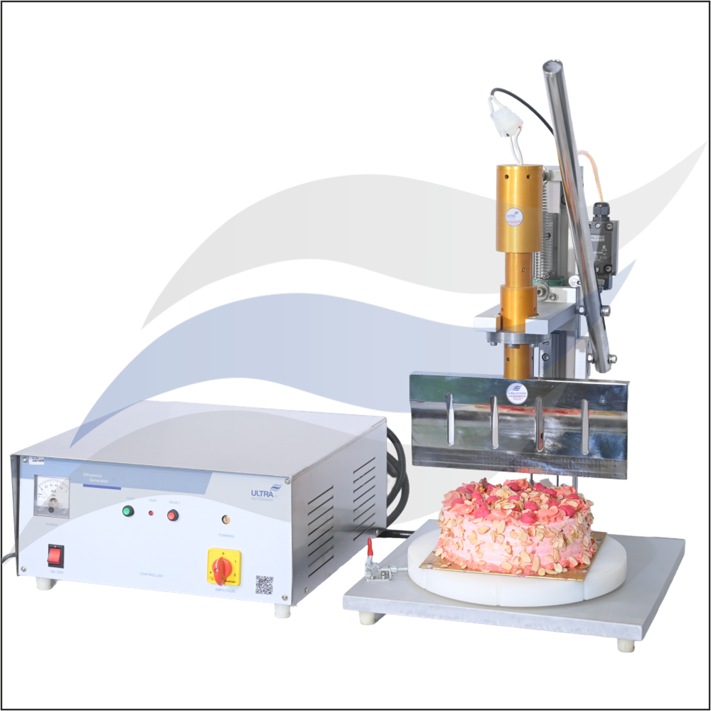 Ultrasonic  Round Cake Manual Cutter - Dimension (l*w*h): 400mm X 300mm X 400mm Millimeter (mm)