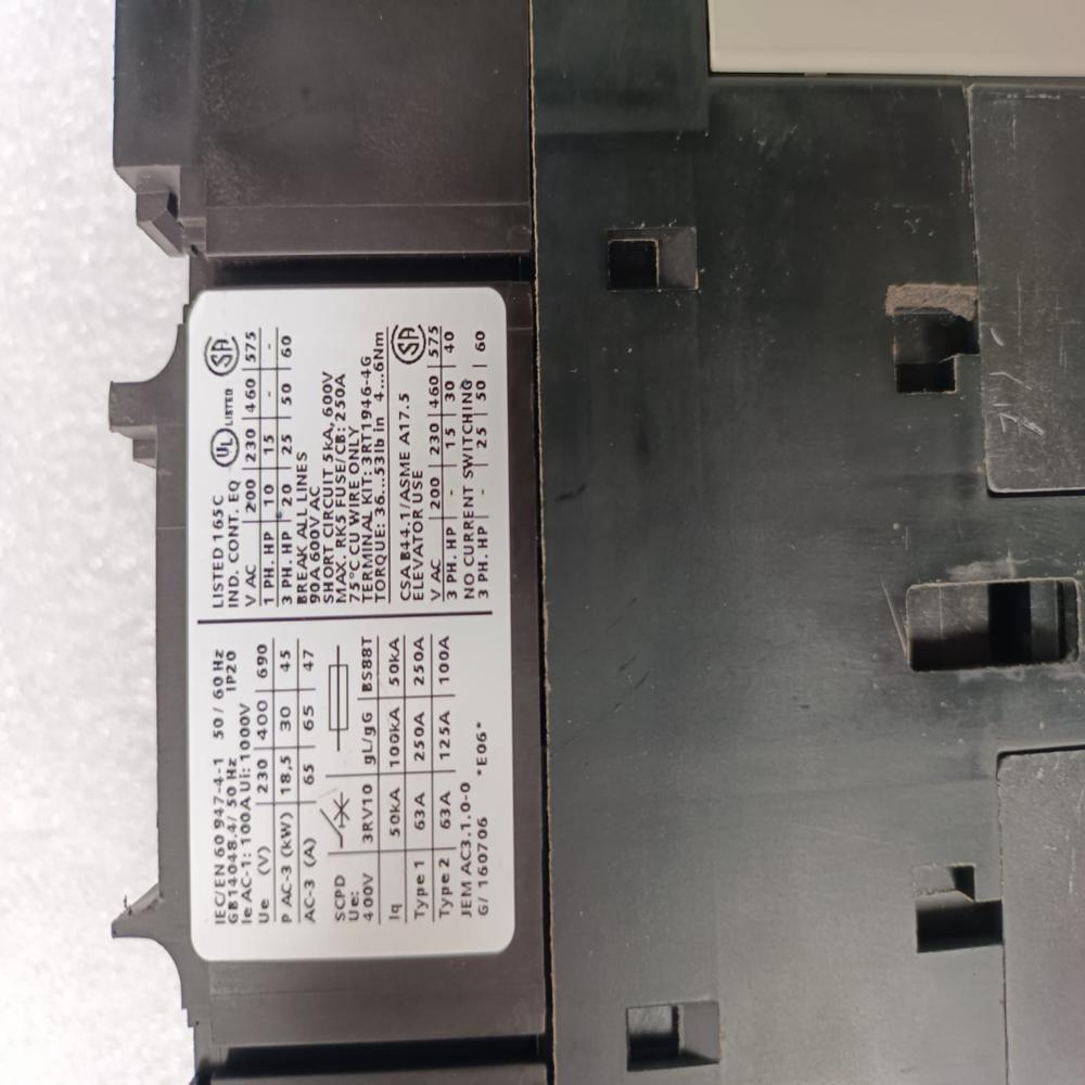 Used Siemens 3rt1044 Contactor 3rt1044-1ap60 Siemens 65a Contactor 220volt