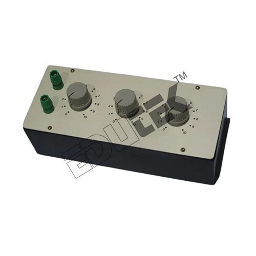 Decade Capacitance Box Three Dials Of 0.001, 0.01, 0.1 F - Accurate Three-dial Configuration | Ideal For Engineering Electronics Equipment