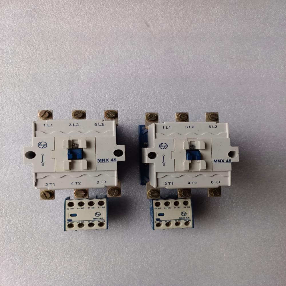 Used Mnx 45 Contactor L&T Contactor 45Amp Power Contactor Mnx45 240 Voltage - Frequency: 50/60 Hertz (Hz)