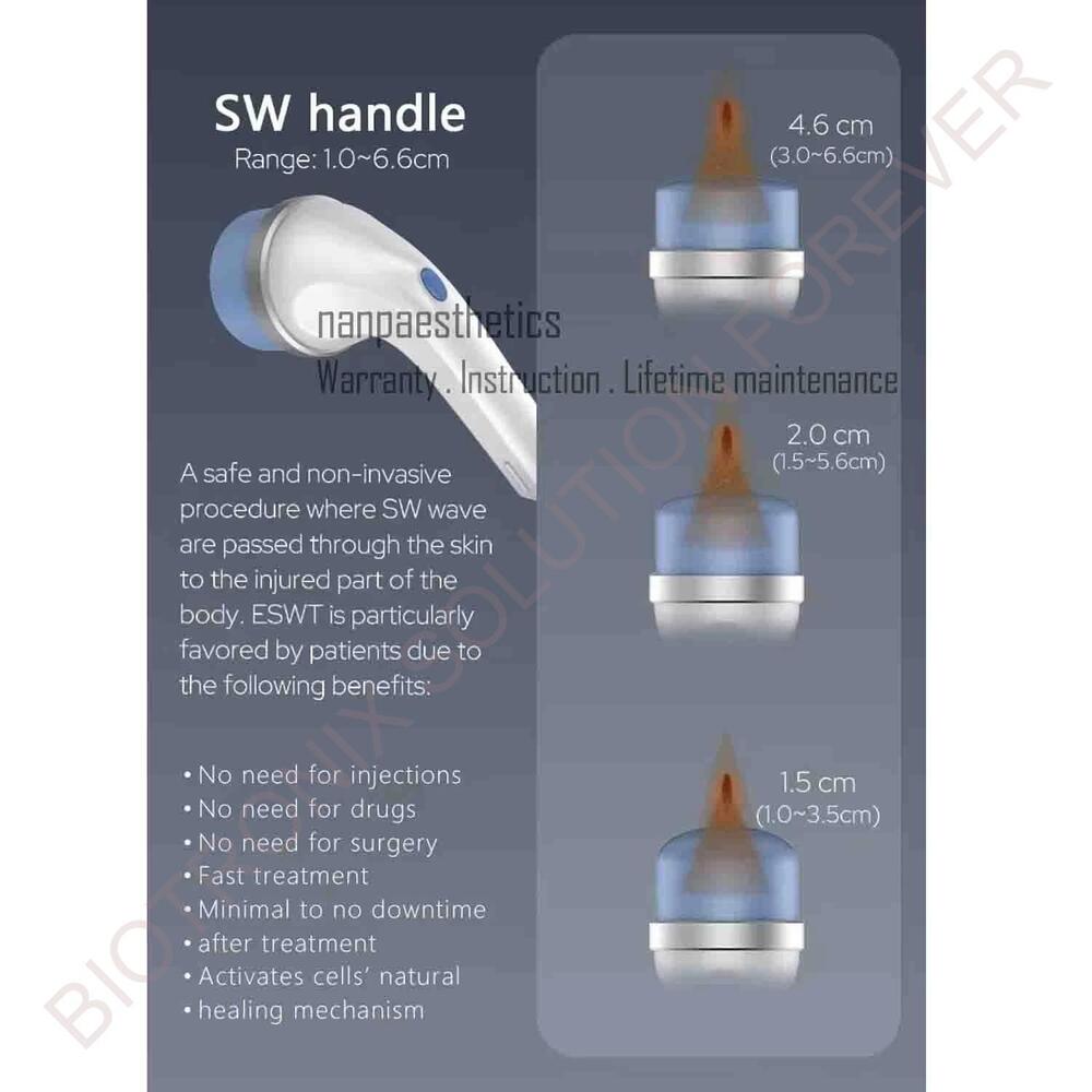 Premium Focused Shockwave Therapy Machine with Digital Display Control