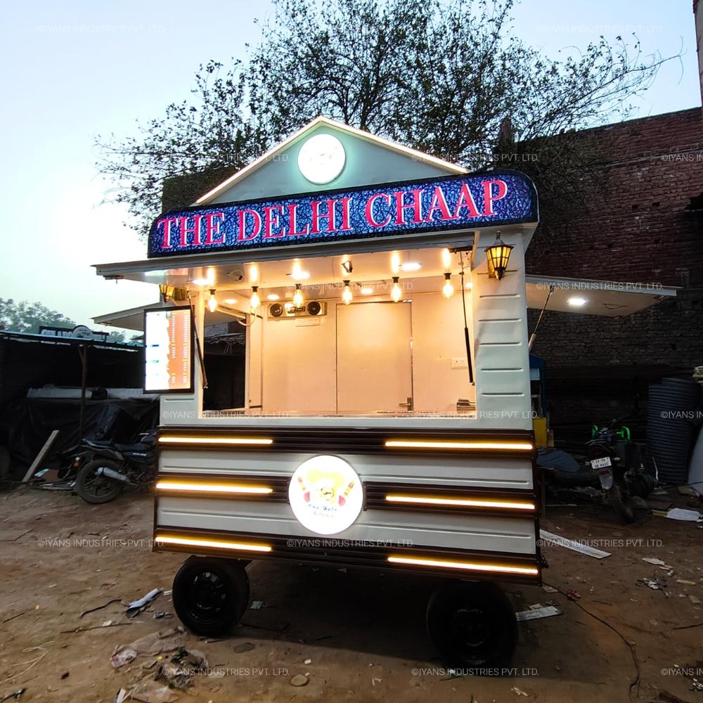 Mild Steel Bike Food Cart Hut Model