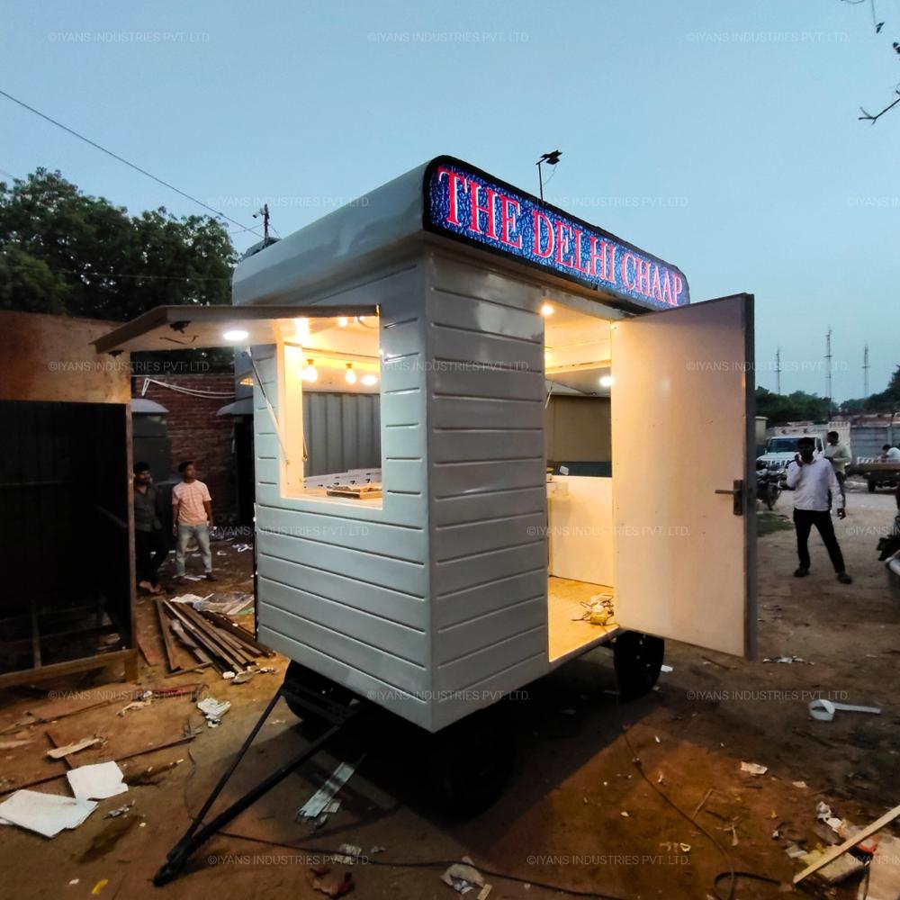 Mild Steel Bike Food Cart Hut Model