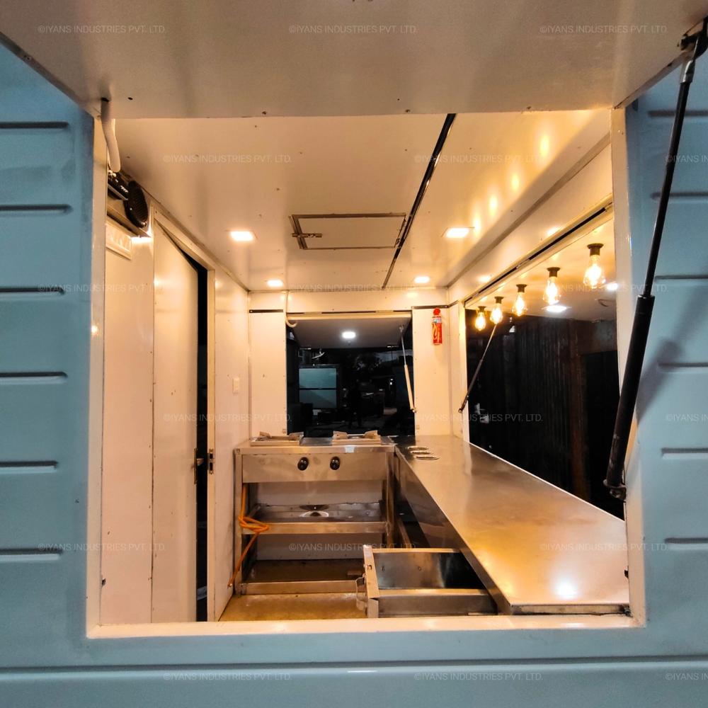 Mild Steel Bike Food Cart Hut Model